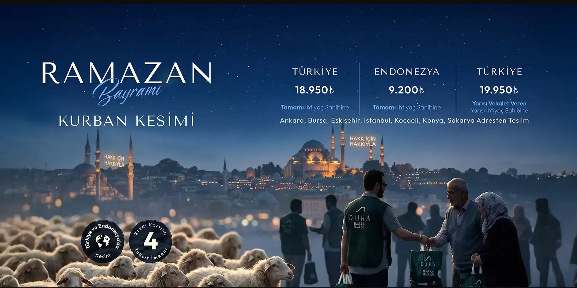 DUHA ile kurban ibadetini yaşayın, yaşatın!